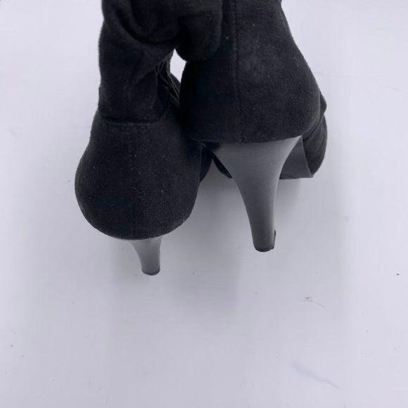 Charlotte Russe Black Scrunch Booties - Picture 3 of 5
